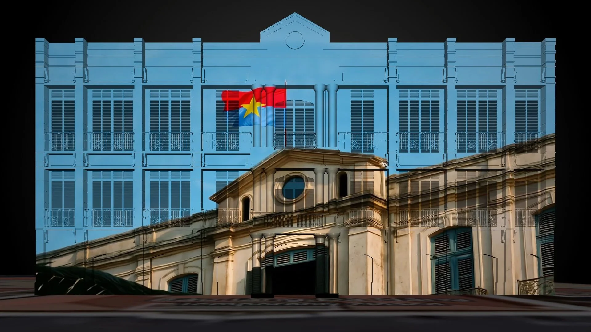 Du khách lần đầu xem 3D Mapping trên tòa nhà 125 năm tuổi hot nhất Đà Nẵng- Ảnh 9. Du khách lần đầu xem 3D Mapping trên tòa nhà 125 năm tuổi hot nhất Đà Nẵng- Ảnh 9.